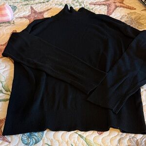H & M Black cowl Sweater. Small. Worn once.